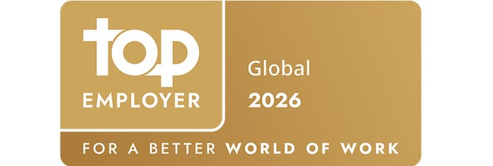 Top Employer Global 2026 Certification Badge