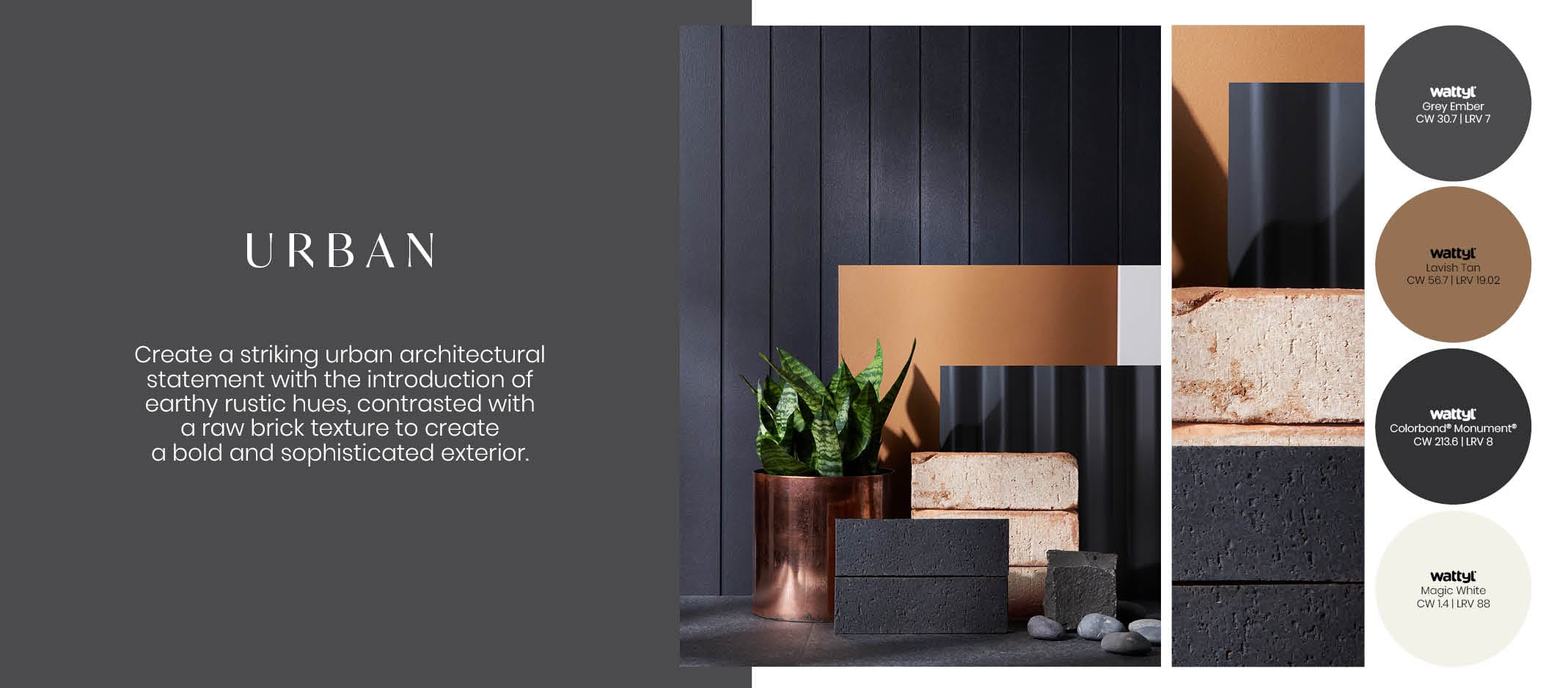 PGH Brick X Wattyl Collaboration: 'Perfect Pairings' URBAN