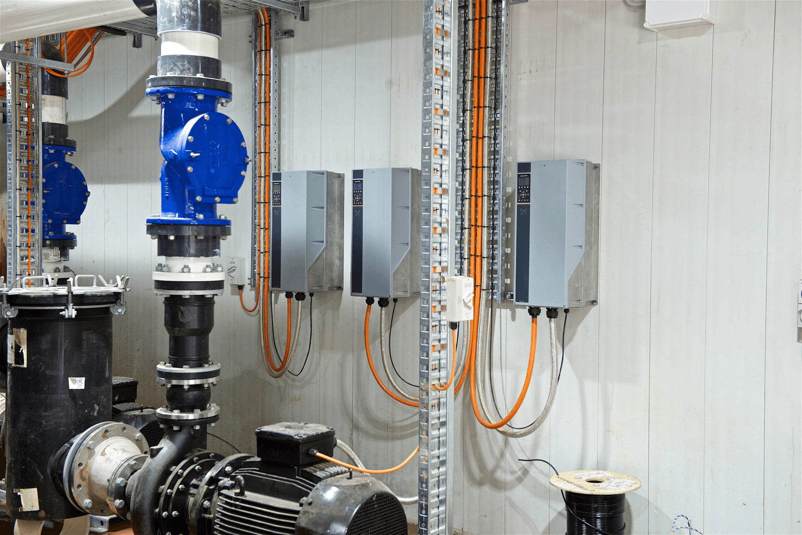 Electrical panel inside of the pump house at Jamberoo Action Park