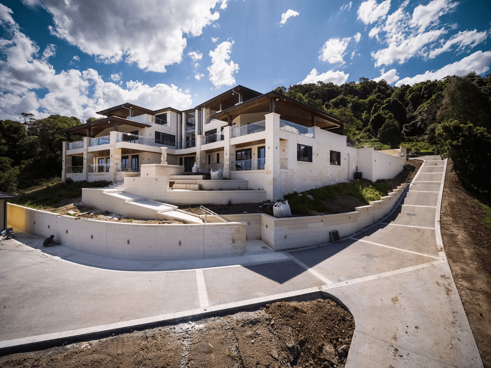 Front exterior view of Illawarra mansion