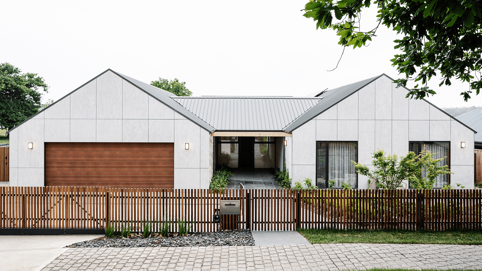 Facade with Barestone cladding