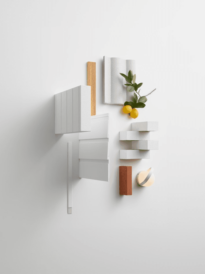 CSR Bright Whites Exterior Material Palette