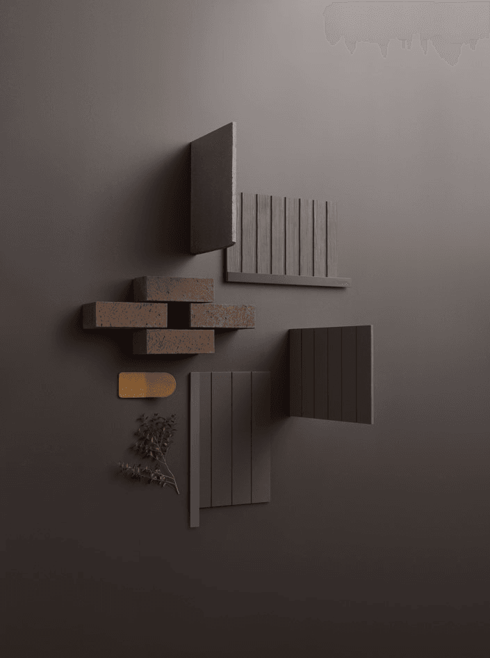 CSR Rich Browns Exterior Material Palette