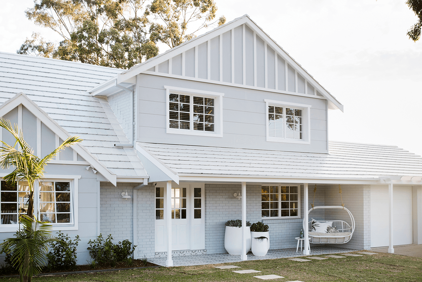 Three Birds Hamptons Makeover front facade