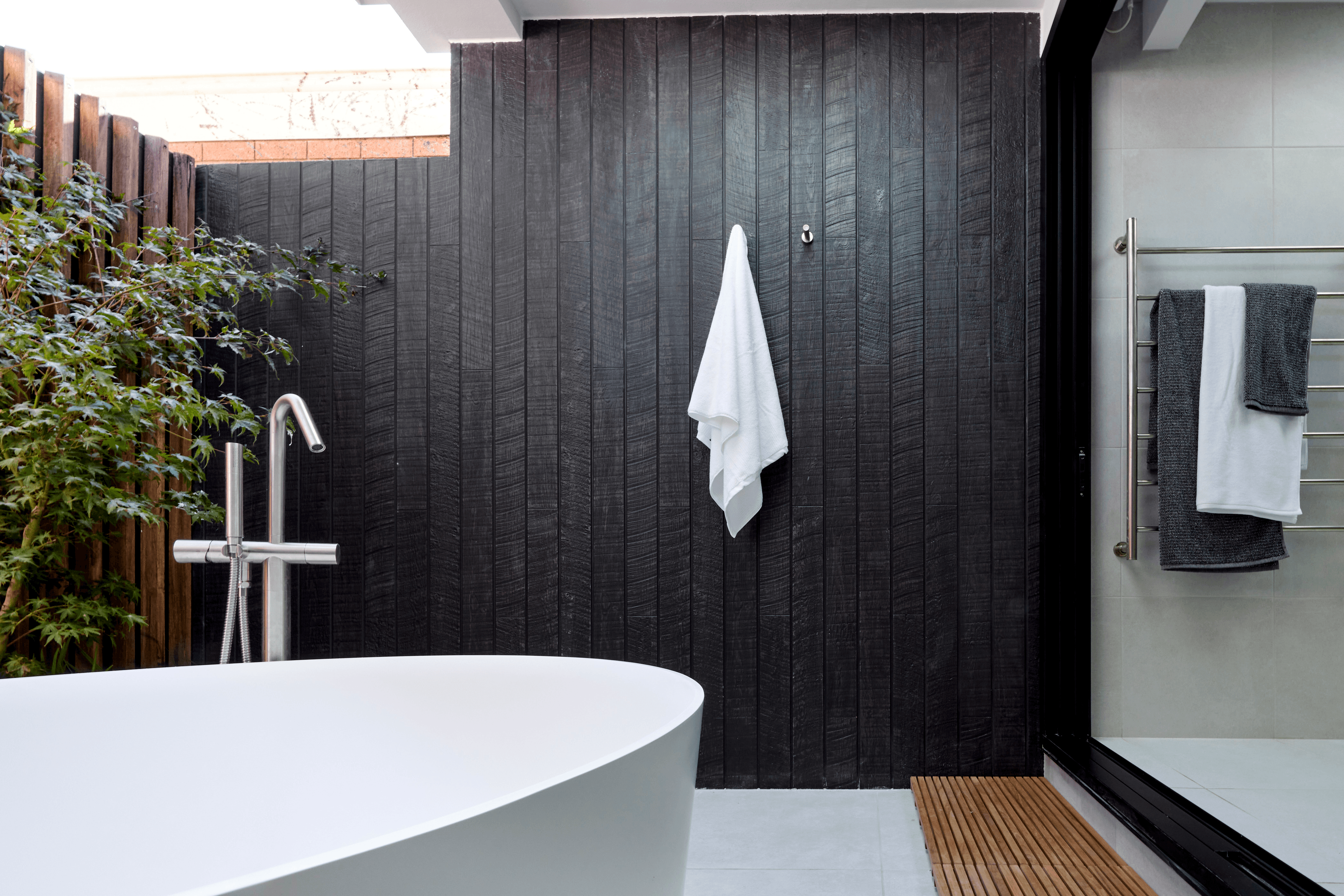 Cemintel Territory Woodlands Ebony | The Block: Josh and Luke