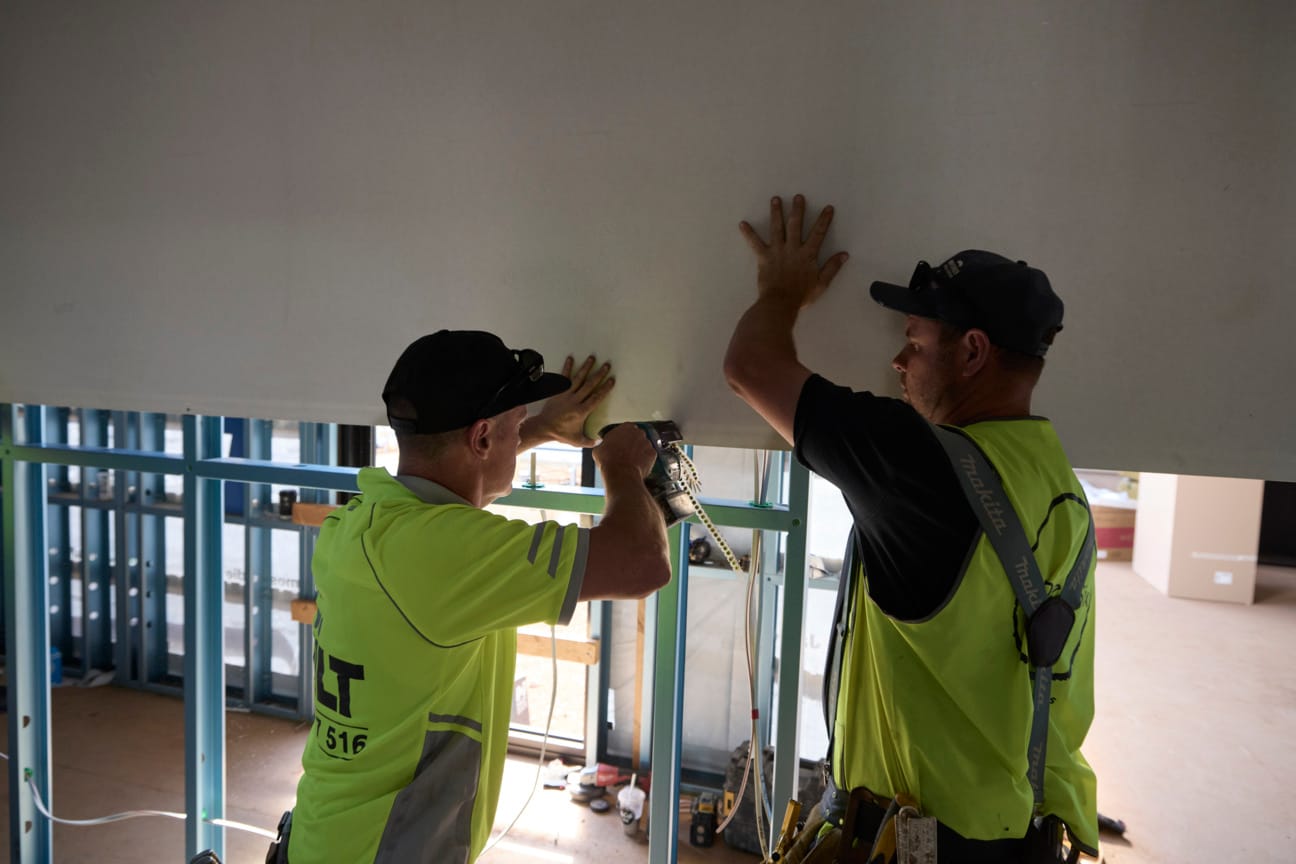 Gyprock installation