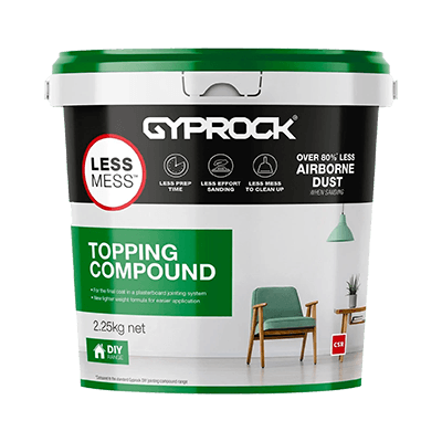 Less Mess Topping Compound