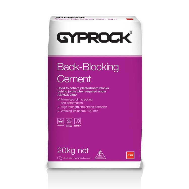 Gyprock Back-Blocking Cement