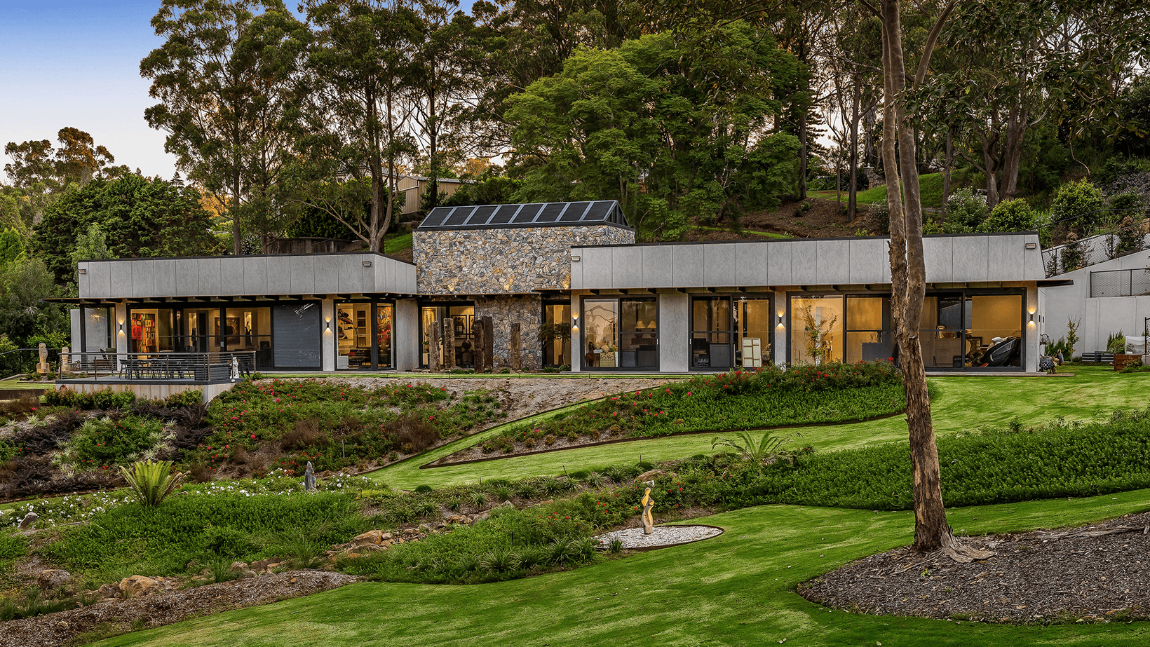 Residential home with Cemintel Barestone