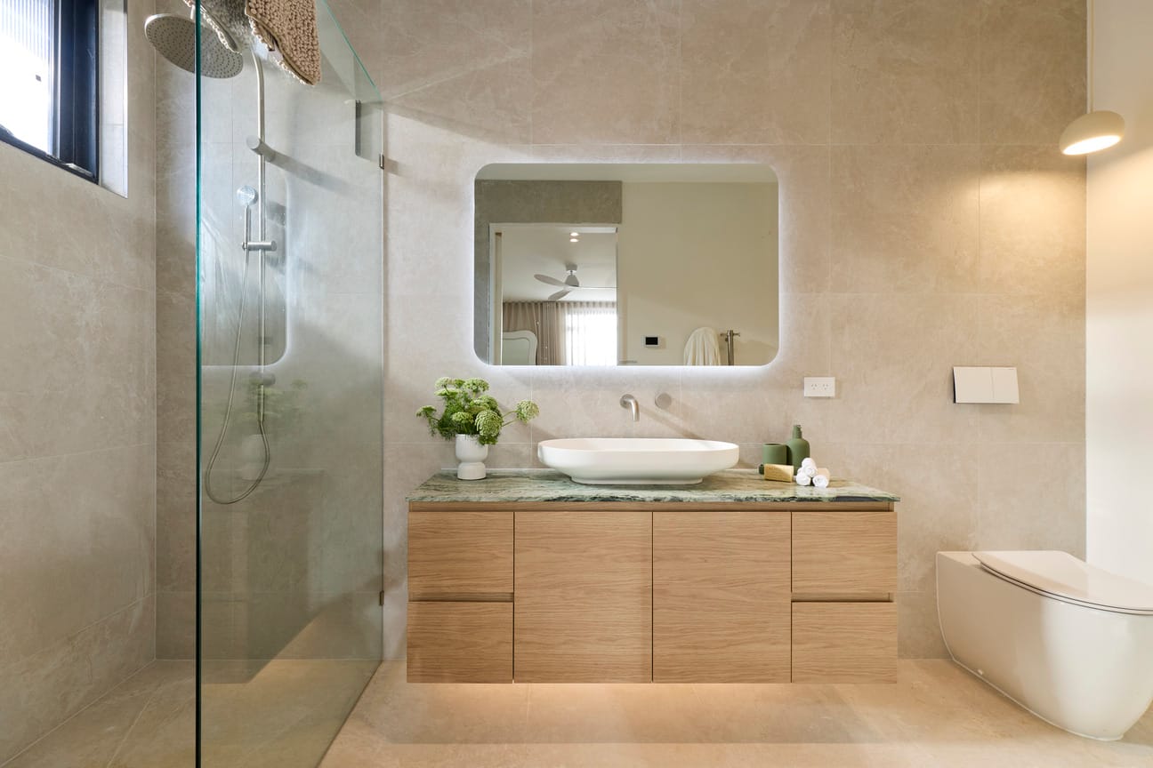 CSR The Block 2026 Coverage | Rick and Tayla - Guest Room Ensuite